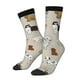 thumbnail image 1 of Balery Dog Animal Calcetas Largas con Estampado para Hombre y Mujer – Suaves y Transpirables, Talla Única (US 5-11), 1 of 6