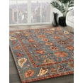 thumbnail image 3 of Ahgly Company Machine Washable Indoor Rectangle Abstract Camel Brown Area Rugs, 7' x 9', 3 of 7