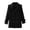 Black, variant on Girl's Rain Jackets Lightweight Waterproof Trench Coat Raincoats for Kids Teen Windbreaker Peacoat Double Breasted Dress Coat