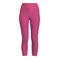 thumbnail image 5 of Time and Tru Women's High Rise Knit Capri Leggings, 5 of 5