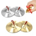 thumbnail image 4 of Hyasfey Finger Cymbals for Kids Handheld Copper Crash Cymbal Mini Belly Dance Hand Cymbal Musical Instrument for Activity Events Chorus Presentations, 4 of 7