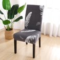 thumbnail image 1 of Funda de silla elástica para el hogar, funda de silla de comedor, cojín de asiento combinado, hotel con todo incluido, 1 of 4