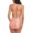 thumbnail image 4 of Womens One Piece Gilded Sexy Swimsuit with Hollow Back Bathing Suits, 4 of 7