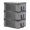 Grey, variant on Cozival Foldable Non-Woven Storage Bags - 3-Pc Clothes Organizer for Closet, Travel & Seasonal Storage - Breathable, Dust-Proof & Space-Saving - Perfect for Blankets, Sweaters, Blue