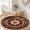 Color 4, variant on SPXUBZ Velvet Round Area Rug Deep Brown Burgundy Traditional Royal Court Circular Floor Mat Soft Non-Slip Accent Carpet for Living Room Bedroom Vintage Boho Home Decor Throw Rug