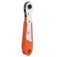 thumbnail image 2 of Mini taladro de 36 dientes de 1/4 pulg., llave de trinquete, destornillador, llave inglesa, herramientas manuales para coche, color naranja, 2 of 13