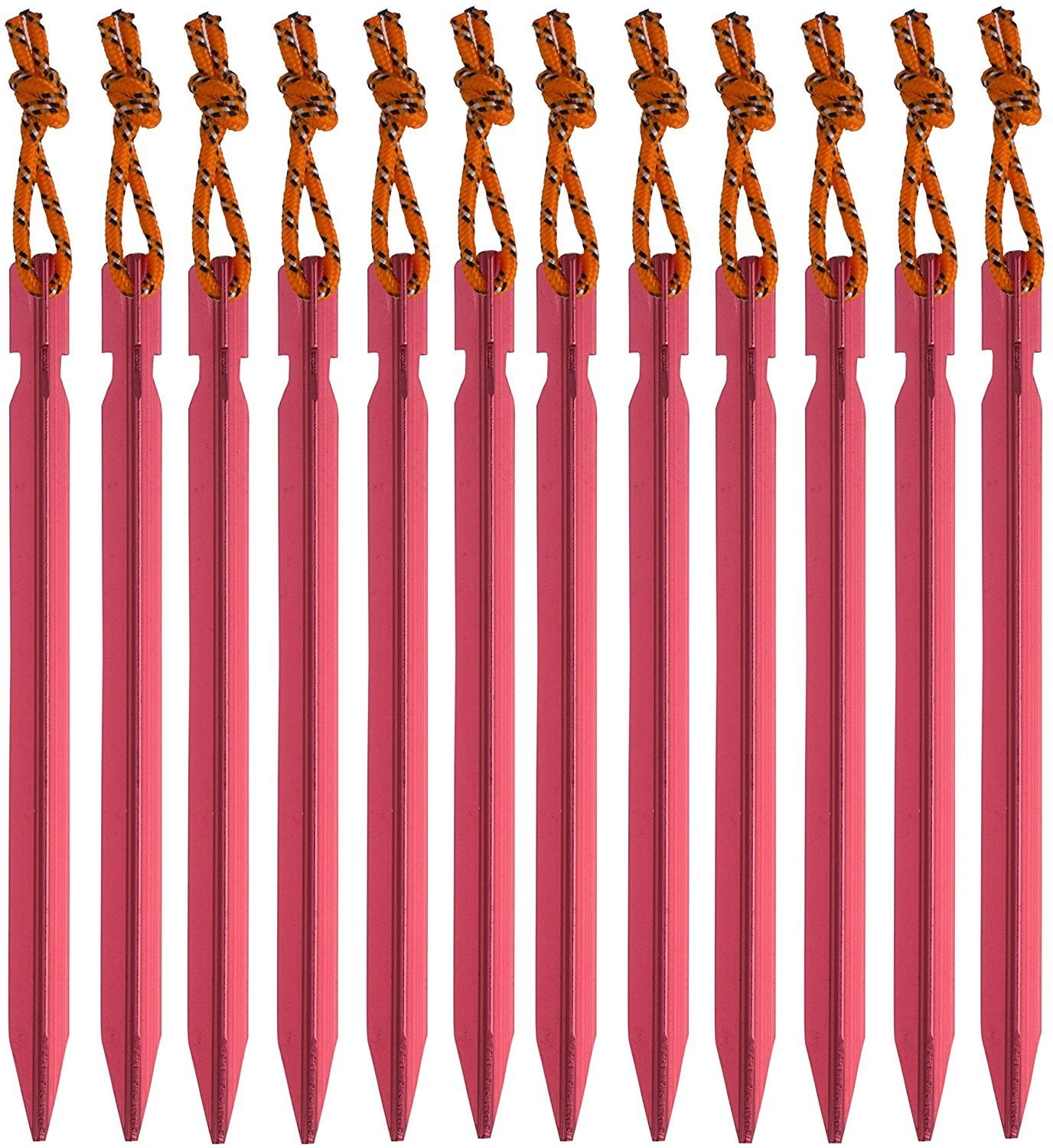 Wealers Extra Strong Tent Stakes 7" Heavy Duty Aluminium Alloy Pegs