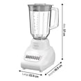 thumbnail image 4 of TAURUS GAUDI | Licuadora con Vaso en Forma de Diamante de Vidrio de 1.5 L | 500 Watts | 7 Velocidades | Acople Easy Fit con Cuchillas Desmontables de Acero Inoxidable, 4 of 8