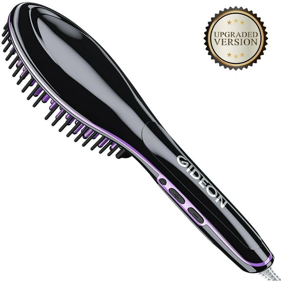 FACEGA  Professional Heated Hair Brush Straightener - Innovative Hair Straightener/Achieve Salon Quality Straight Hair in Minutes UPGRADED VERSION
