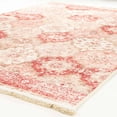 thumbnail image 5 of Alfa Rich 4x6 Area Rugs, Ultra-Thin Boho Pink Cream Rug, Non-Slip Machine Washable, Easy Clean, Pet Friendly Rugs, 5 of 6