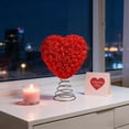 thumbnail image 5 of Gumesh 11.6 Inch Valentine Day Tree Topper - Handcrafted Tree Topper for Valentine's Day Decor, Vintage Glamour Centerpiece for Mantel, Dining Table or Bedroom, Creates an Intimate Atmosphere, 5 of 6
