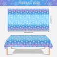 thumbnail image 3 of Mantel Litmitfu Winter Snowflake de plástico 137 x 274 cm, 2 unidades, 3 of 7