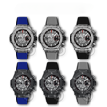 thumbnail image 4 of Correa de reloj con hebilla de acero suave y cómoda para la serie HUBLOT Yubo Big Bang Tattoo, correas de reloj de silicona impermeables de 27 x 17 mm, 4 of 5
