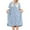 N23-Light Blue, variant on NAFUU Women's Robe Plush Bathrobe Soft Long Robe With Pockets Cozy Bathrobe Sleepwear Warm Nightwear Comfortable Kimono Homewear Comfy Cute Pajamas
