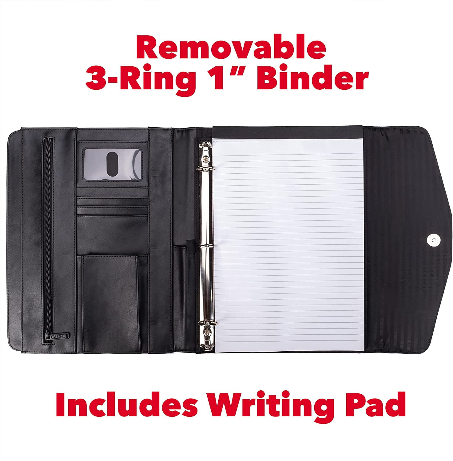 Case-it VP Pro Padfolio with Removable O-Ring Binder