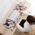 thumbnail image 3 of Long Mouse Pads for Desk,Beige Skull Crow Flower Pattern Desk Mats on Top Of Desks, Desk Mouse Pad Extra Large with 3mm Non-Slip Base and Stitched Edge for Gaming,Office,Work,Home 31.5"x11.8", 3 of 6
