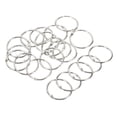 thumbnail image 1 of Unique Bargains Metal Binder Rings, Silver Tone, 20 Count, 20 Pack, 1 of 5