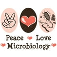 thumbnail image 2 of CafePress - Peace Love Microbiology Mug - 11 oz Ceramic Mug - Novelty Coffee Tea Cup, 2 of 3