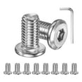 thumbnail image 1 of Kit de tornillos de cabeza plana de 10 piezas, M10x16mm, de acero inoxidable 304 con llave hexagonal, 1 of 7