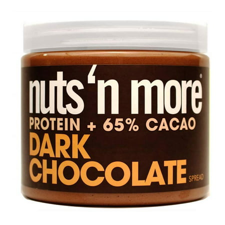 nuts 'n more dark chocolate peanut spread high protein cacao all-natural (Best Dark Chocolate Spread)