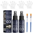 thumbnail image 1 of asddcavvf 2pcs Jewelry Cleaner Spray Quick Jewelry Cleaning Spray Watch Silver Gold Jewelry Cleaner All Purpose Cleaner Tarnish For Earrings Rings Necklace (60ml 2pcs) Concentrated Vinegar, 1 of 7