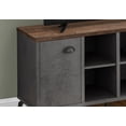 thumbnail image 2 of Cterwk Tv Stand for TVs up to 48 Inch, Media Entertainment Center with Open Shelf, TV Cabinet for Living Room, Bedroom, Gray, 2 of 5