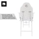 thumbnail image 5 of Sillon Camilla Para Pestañas Faciales Silla Cama Para Masaje blanco Big Room HM3615.2.6, 5 of 7