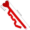 thumbnail image 6 of 105cm Heart Shape Valentine's Day Cabinet Bows - Festive Door Decor for Home, Kitchen & Living Room Celebrations(XX), 6 of 9
