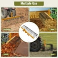 thumbnail image 4 of 72 Inch Pine Straw Rake, 30 Coil Spring Tines Durable Powder Coated Steel,Yellow, 4 of 5