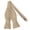 Biscotti, variant on Men's Silk Blend Solid Color Traditional Freestyle Self-Tie Bow Tie - Rust