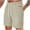 Beige, variant on Dagegui Mens Casual Shorts Corduroy Cargo Short Pants Baggy Elastic Waist Drawstring Shorts with Multi-Pockets Big and Tall Summer Lounge Shorts Beige 2XL