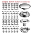thumbnail image 4 of Botón De Tapa De Botón A Presión Con Sujetador De Acero Inoxidable De 15 Mm, 4 of 5