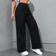 thumbnail image 5 of Karight Women's Wide Leg Jeans High Waisted Denim Pants Stretchy Casual Baggy Straight Leg Loose Fit Jeans for Women, 5 of 8