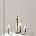 thumbnail image 3 of 52410PN-Kichler Lighting-Kimrose - 3 Light Small Chandelier In Art Deco Style-14.75 Inches Tall and 18 Inches Wide-Polished Nickel Finish, 3 of 7