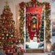 thumbnail image 1 of Uuiauoio Festive Christmas Door Cover with Design,Polyester Door Curtain for Holiday Home Decor, Seasonal Wall and Entryway Decoration for Parties and Family Gatherings,Festival Party Decoration, 1 of 6