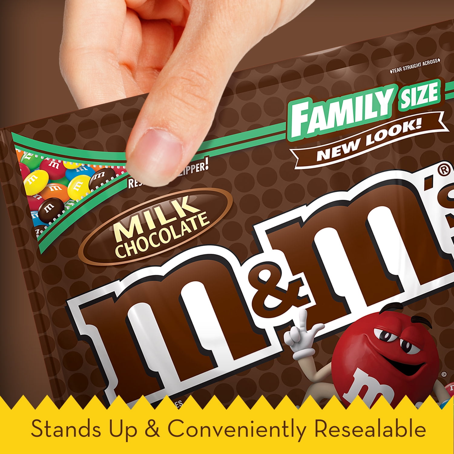 M&M's Milk Chocolate Candy Family Size - 19.2 oz Bag 