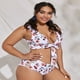 thumbnail image 4 of Trajes de baño de una pieza de talla grande para mujer Trajes de baño para mujer Traje de baño sexy con escote halter con cordones Traje de baño XL-4XL Zhivalor CZMR-ZC337-4, 4 of 5