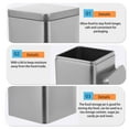 thumbnail image 5 of STRANDCHIC 3PCS Silver Metal Tins for Tea Storage and Packing Small Containers, 5 of 6