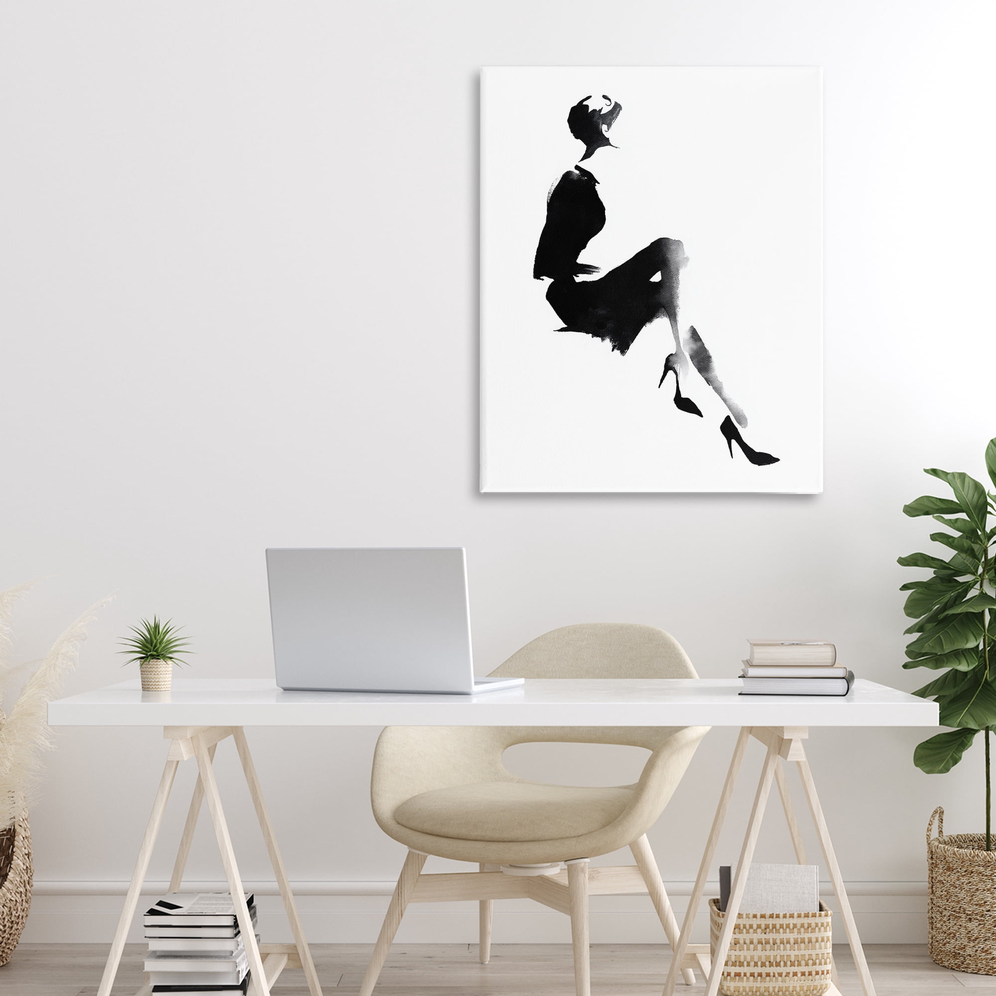 Stupell Industries Chic Silhouette Noir Canvas Wall Art, design by Svetlana Aleynikova