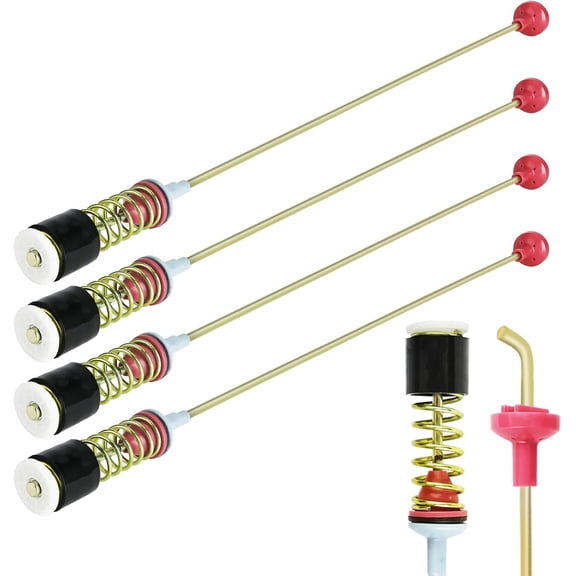 DC97-16350U Washer Suspension Rods and Spring Assembly 4 Pack,Replace DC97-05280W DC97-16350D DC97-16350K,Compatible with Samsung WA50R5200AW/US WA50R5400AW/US Washer,OEM Standard Quality,10 Year War