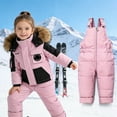 thumbnail image 2 of REDARER Insulated Winter Snowsuit for Girls and Boys Ski Bib Overalls with Jacket Outdoor Play Cold Weather Set,2-3 Years, 2 of 5