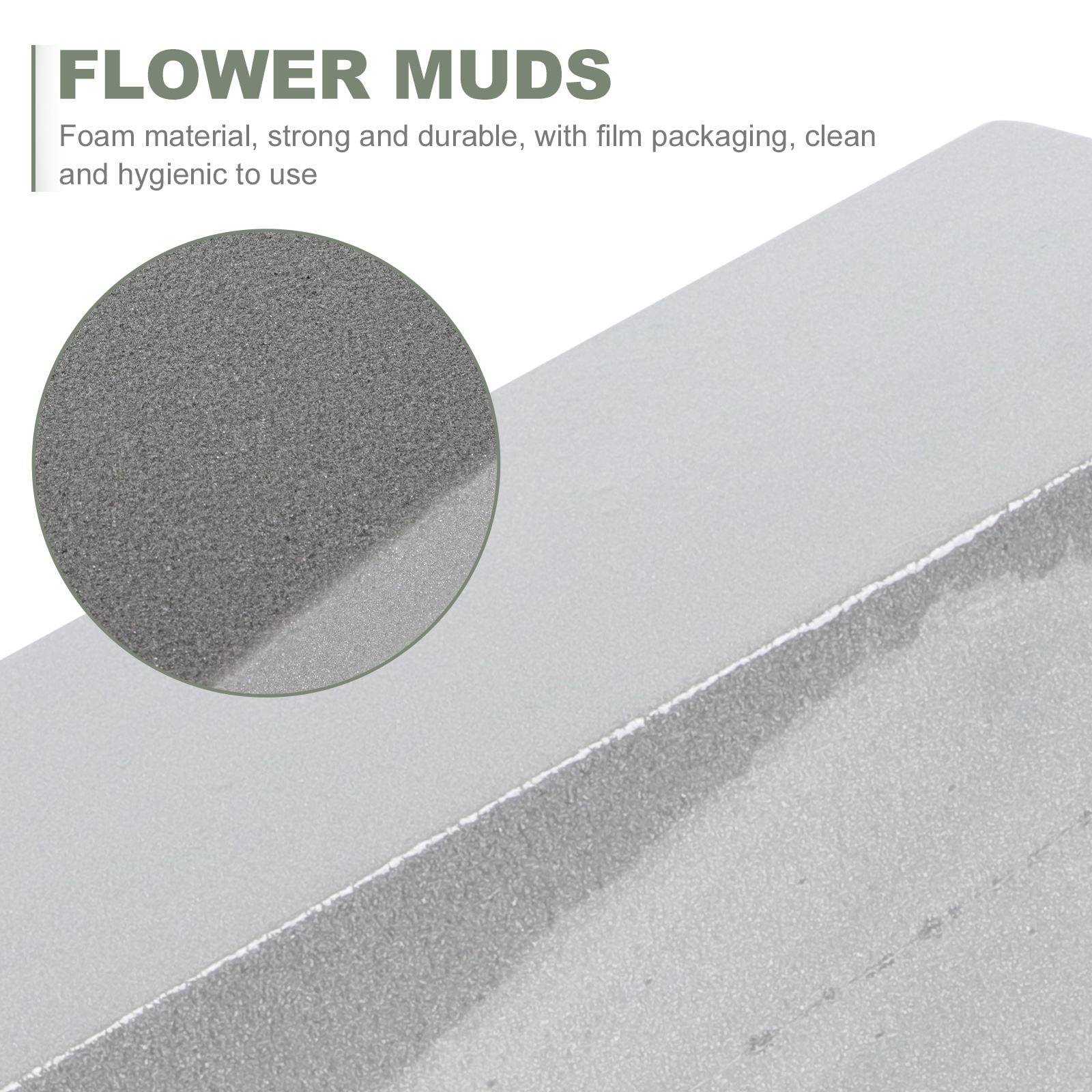 Raindrops 6-Piece Black Floral Foam Blocks for Flower Arranging, 22.5 x 10.5 x 7 in, Perfect for Florists, Flower Shops, and Floral Projects