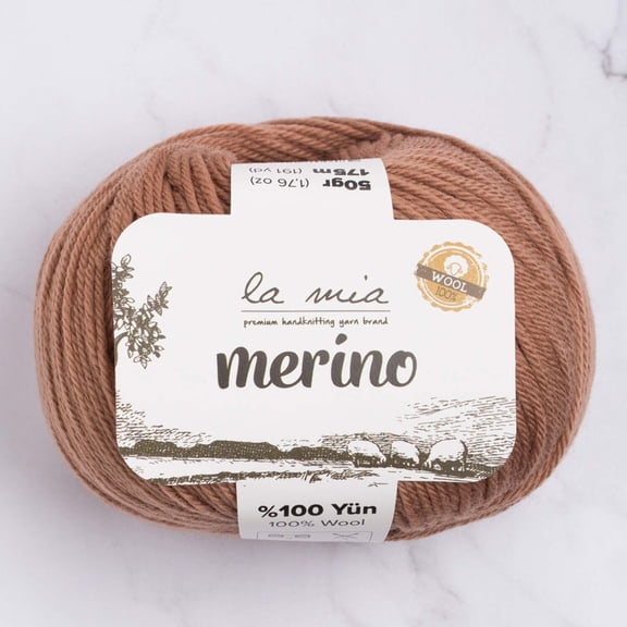 La Mia Merino Yarn, Brown - L137