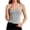 BZ28_Light Gray, variant on Lumtrix Double Lined Tank Tops for Women Summer Square Neck Sleeveless Basic Spring Going Out Top Light Gray M