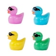 thumbnail image 4 of NUOLUX 20pcs Duck Figurine Micro Landscape Decoration Duck Wearing Glasses Figurine Mini Garden Ornament, 4 of 5