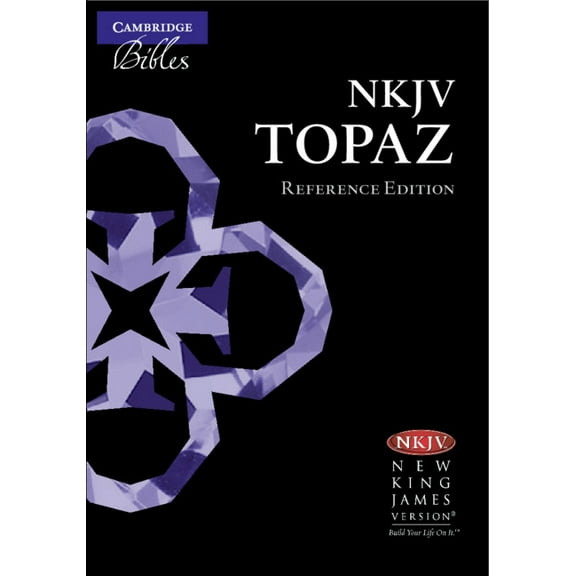 NKJV Topaz Reference Edition, Black Calfsplit Leather, Nk674: Xrl, (Hardcover)