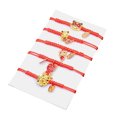 thumbnail image 3 of RUNROTOO 5Pcs Handmade Woven Rope Bracelet Chinese Rope String for Symbol of Unity with Random Style, 3 of 7
