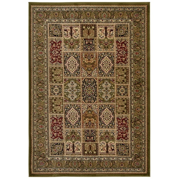 SAFAVIEH Lyndhurst Josephine Floral Area Rug, Multi/Green, 6' x 9'