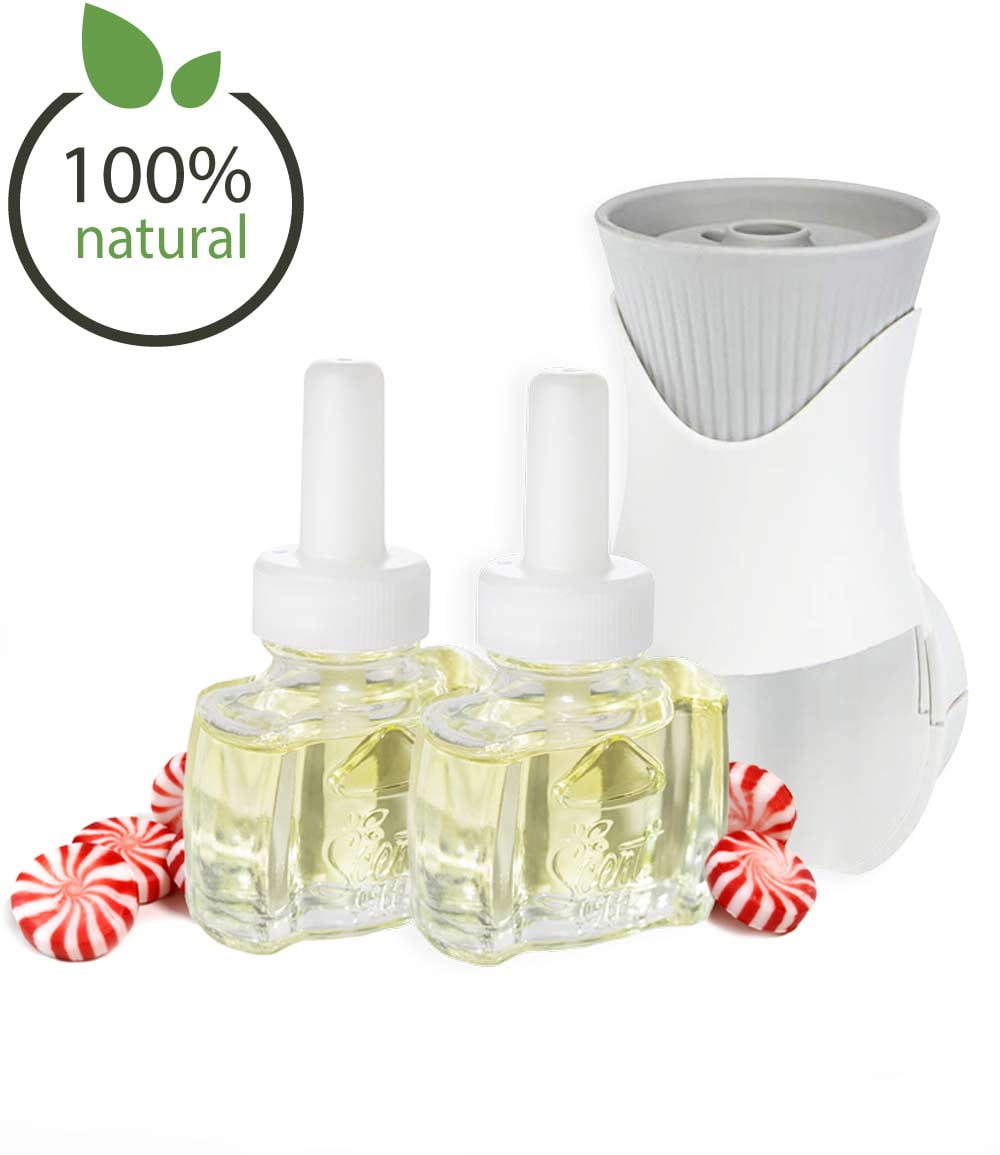 Photo 1 of Air Wick Plug In Scented Oil warmer with 2 Scent Fill100 Natural Peppermint Refills
