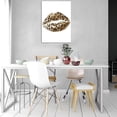 thumbnail image 2 of Mudket Gold Glitter Leopard Print Lip Kiss Canvas Wall Art, Fashion Glam Makeup Wall Decor Pictures Waterproof Print for Girls Bedroom Bathroom Home Decor , Framed Ready to Hang - 12"L x 8"W, 2 of 9